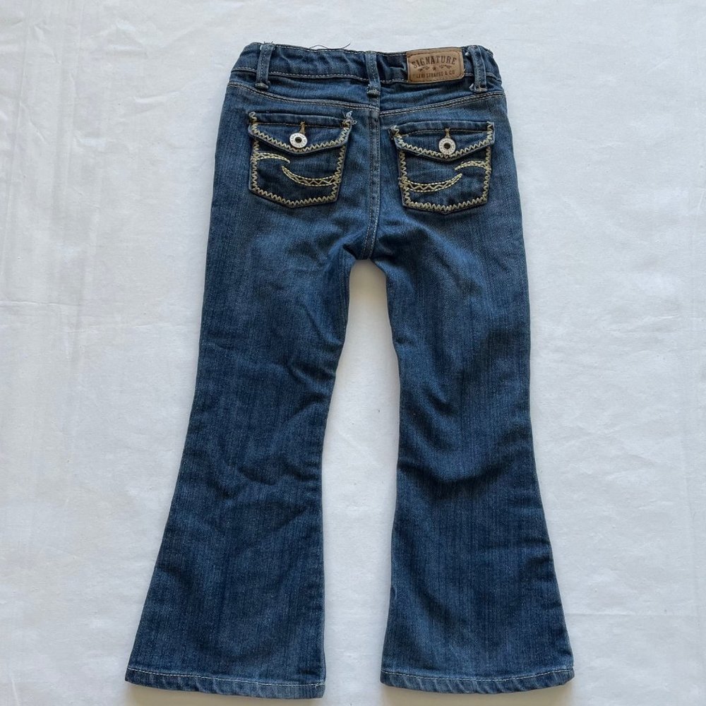 Signature Levi Strauss Skinny Flare Fit Jeans size 4 - Picture 8 of 8